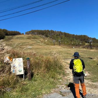 スキー場が登山口