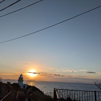 朝日が丸みを帯びてきました。
急がなければ！