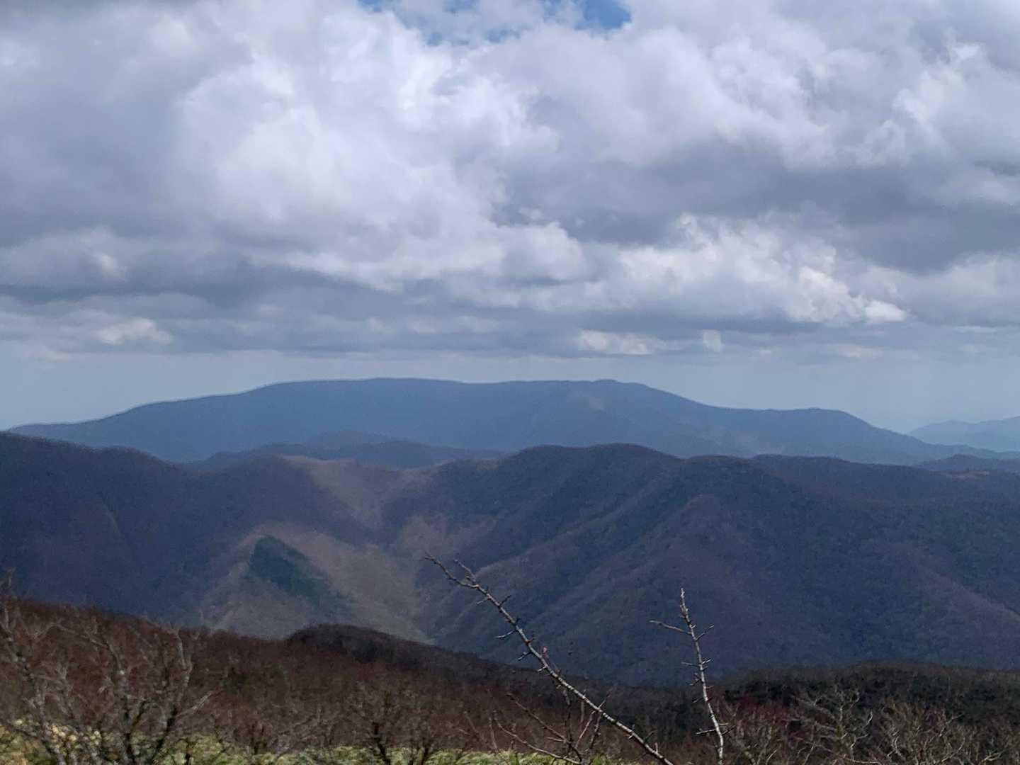 六角牛山 往復コースの写真
