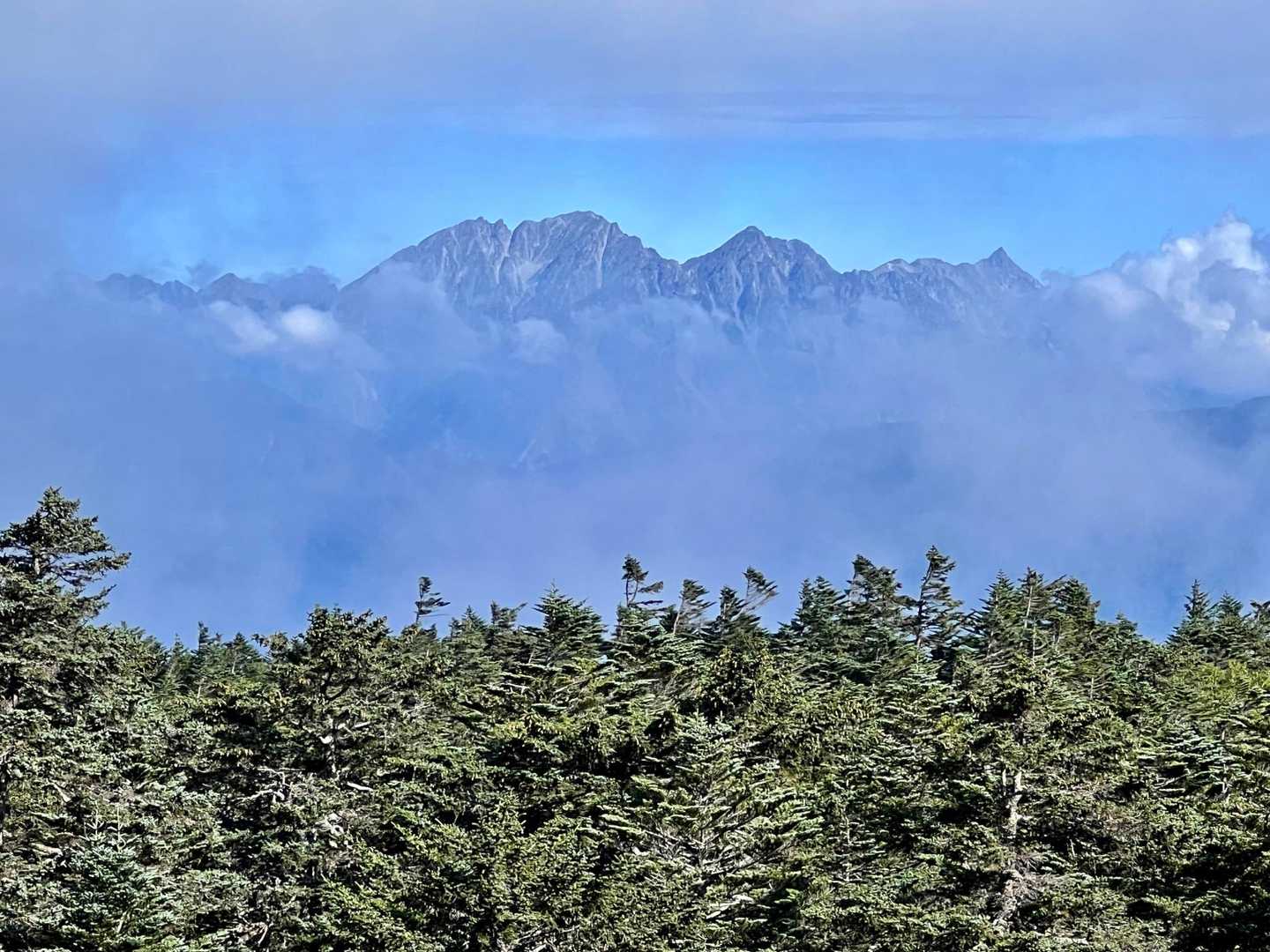 鉢盛山 往復コースの写真