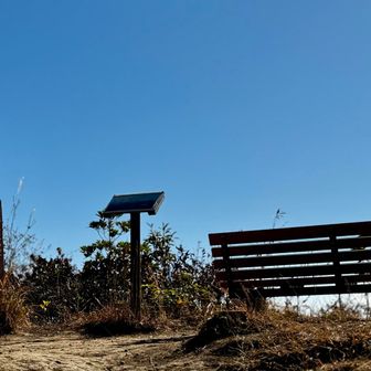 “⛰️八面山”（はちめんざん）山頂到着 659m
お名前の由来は八面（どの方向）から見ても同じ形に見えるからとの事🤭…山頂は“しょうけの鼻”（意味:竹カゴのこの先っちょ）とも言われています♪
大分百山（旧版 改訂版 新版）記載のお山⛰️
“大分百山まとめ” 
https://yamap.com/moments/1425669