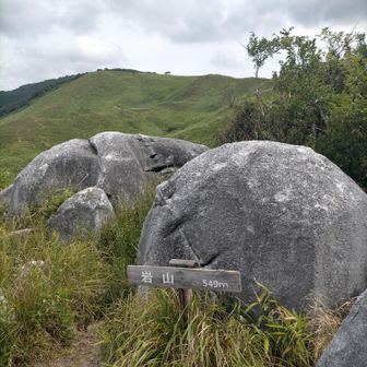 石灰岩の山頂
