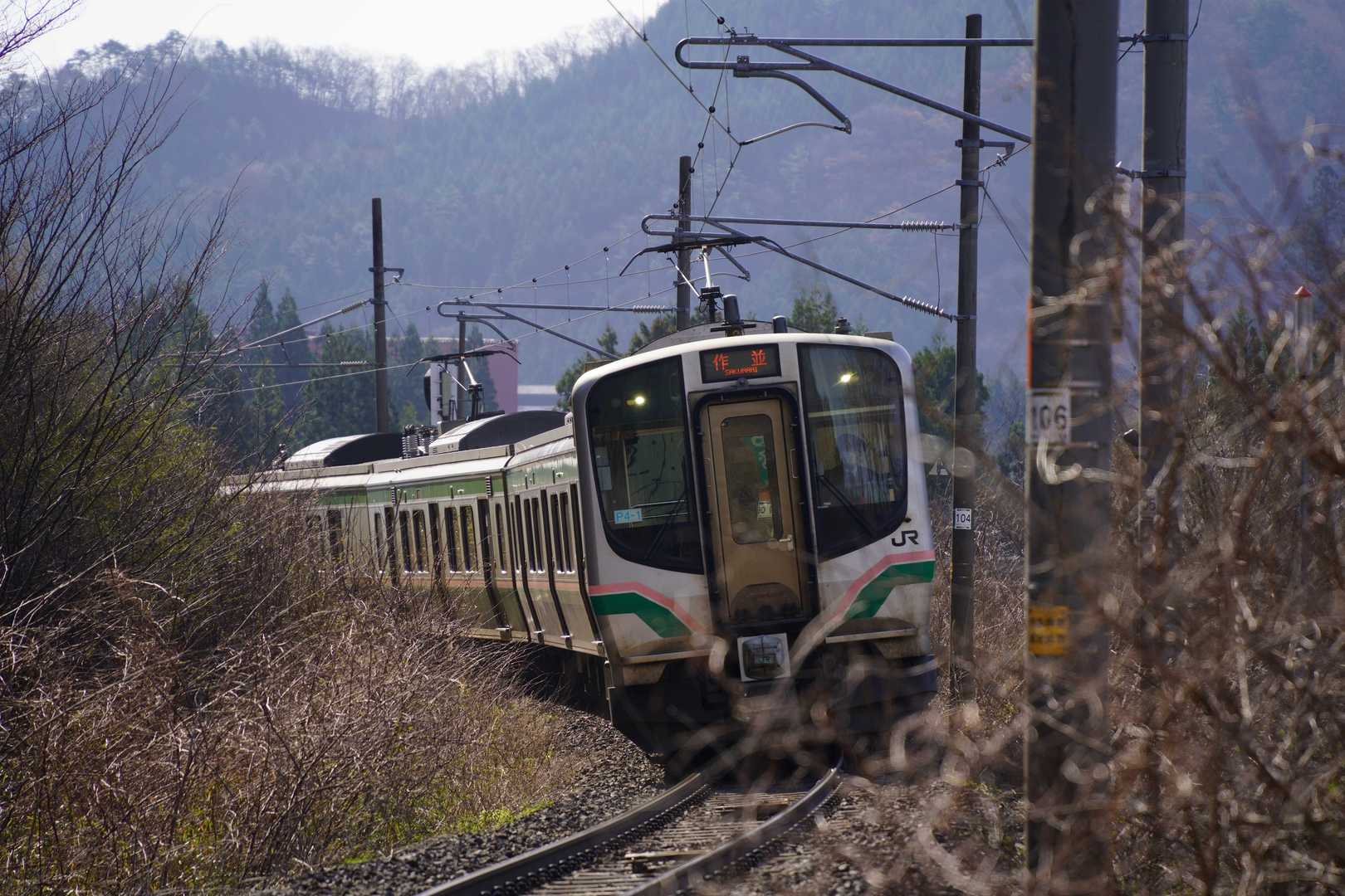 帰りに丁度電車が来ました。
子供達はプラレールを卒業したので、膨大なレールが家に余っています・・・。
