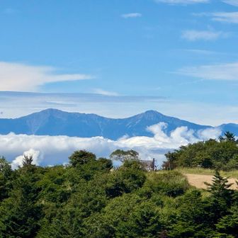仙丈ヶ岳、北岳、間ノ岳、農鳥岳