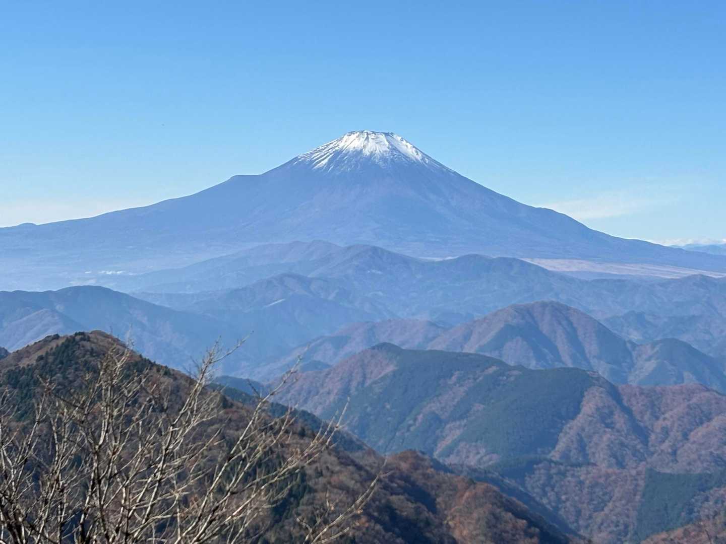鍋割山 往復コースの写真