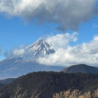 一瞬、富士山見えた✨
不覚にも一等三角点撮り損ねる。
どこにあったか他の人の投稿を見て、三角点が三脚代わりに使用できなかった事を思い出す。