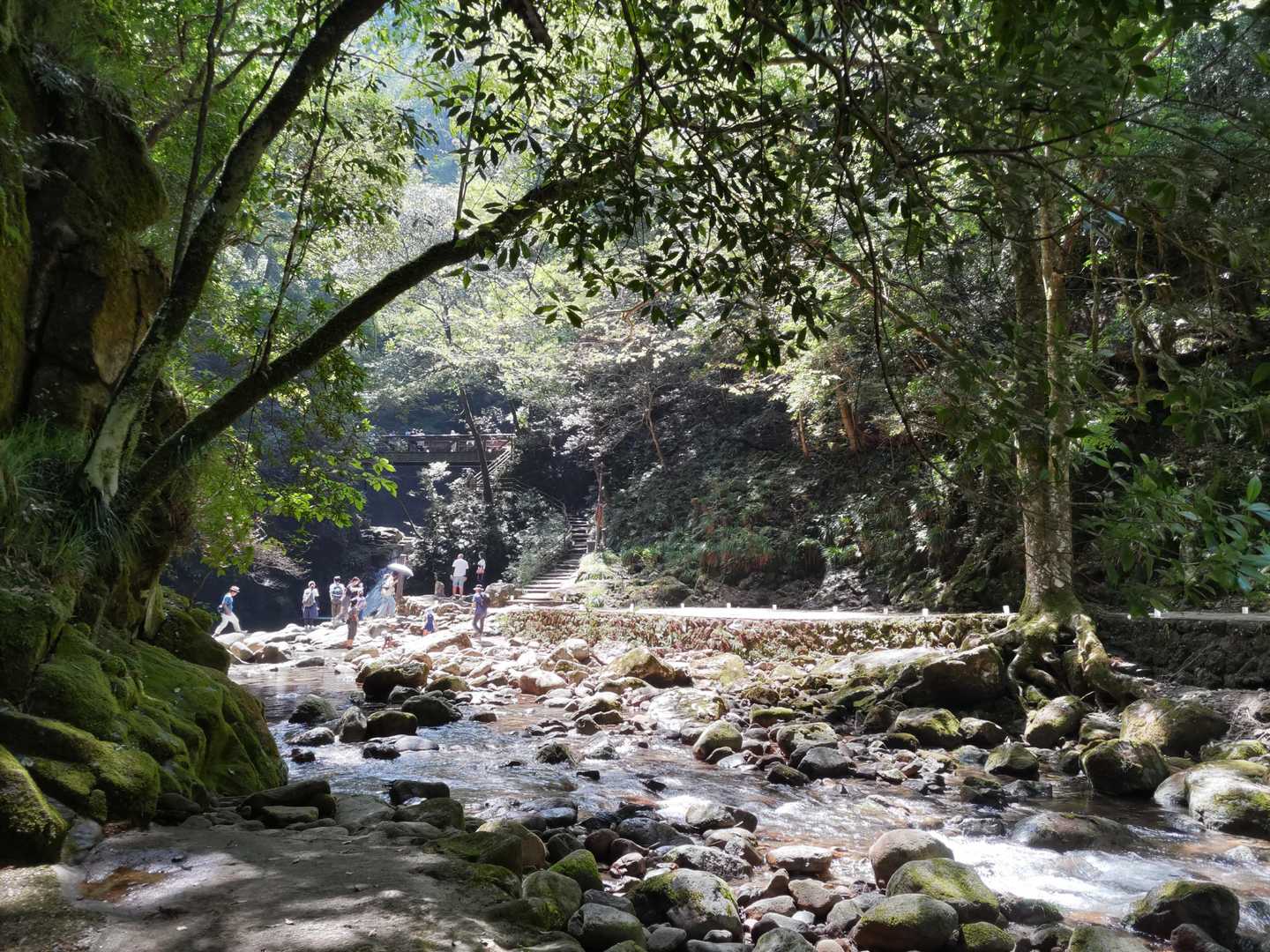 時折､涼しい風が吹き抜ける