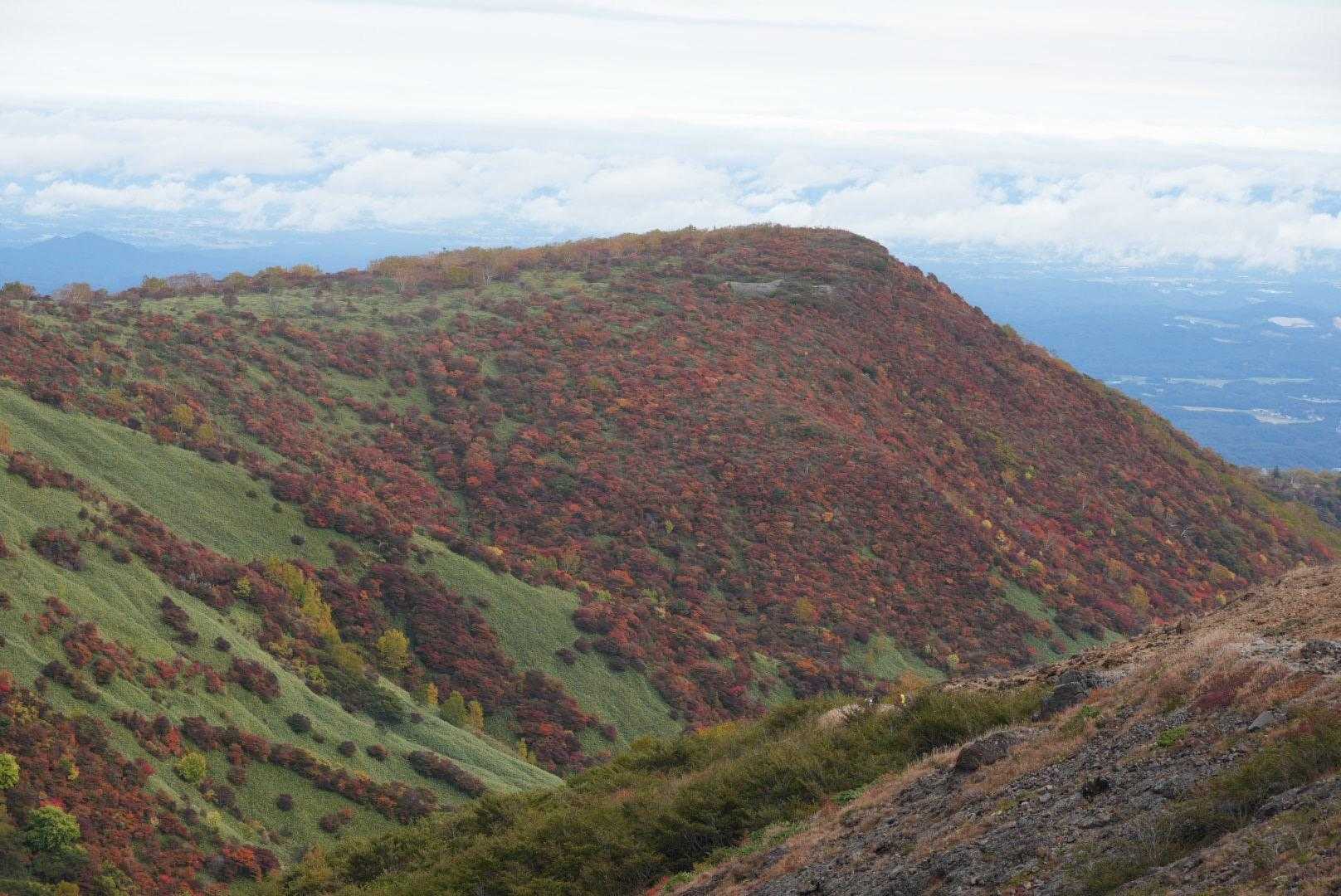 那須ロープウェイ 山頂駅-茶臼岳-峠の茶屋登山口-那須ロー 縦走コースの写真