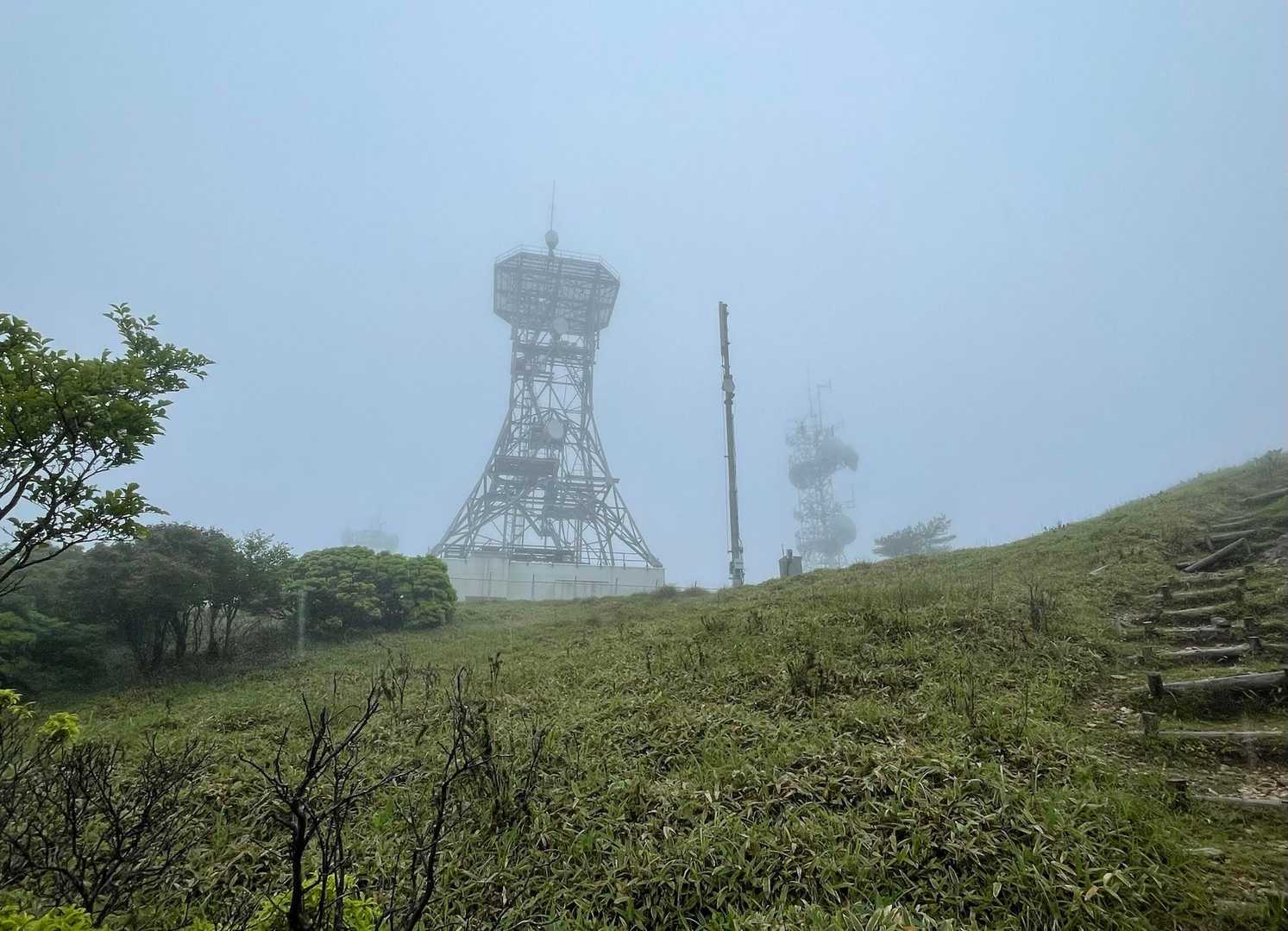 山頂が見えた