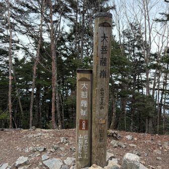 途中富士山に見惚れて大菩薩嶺の曲がり道を5分通り過ぎてするハプニングもなんとか気づくことが出来てリカバリー成功w