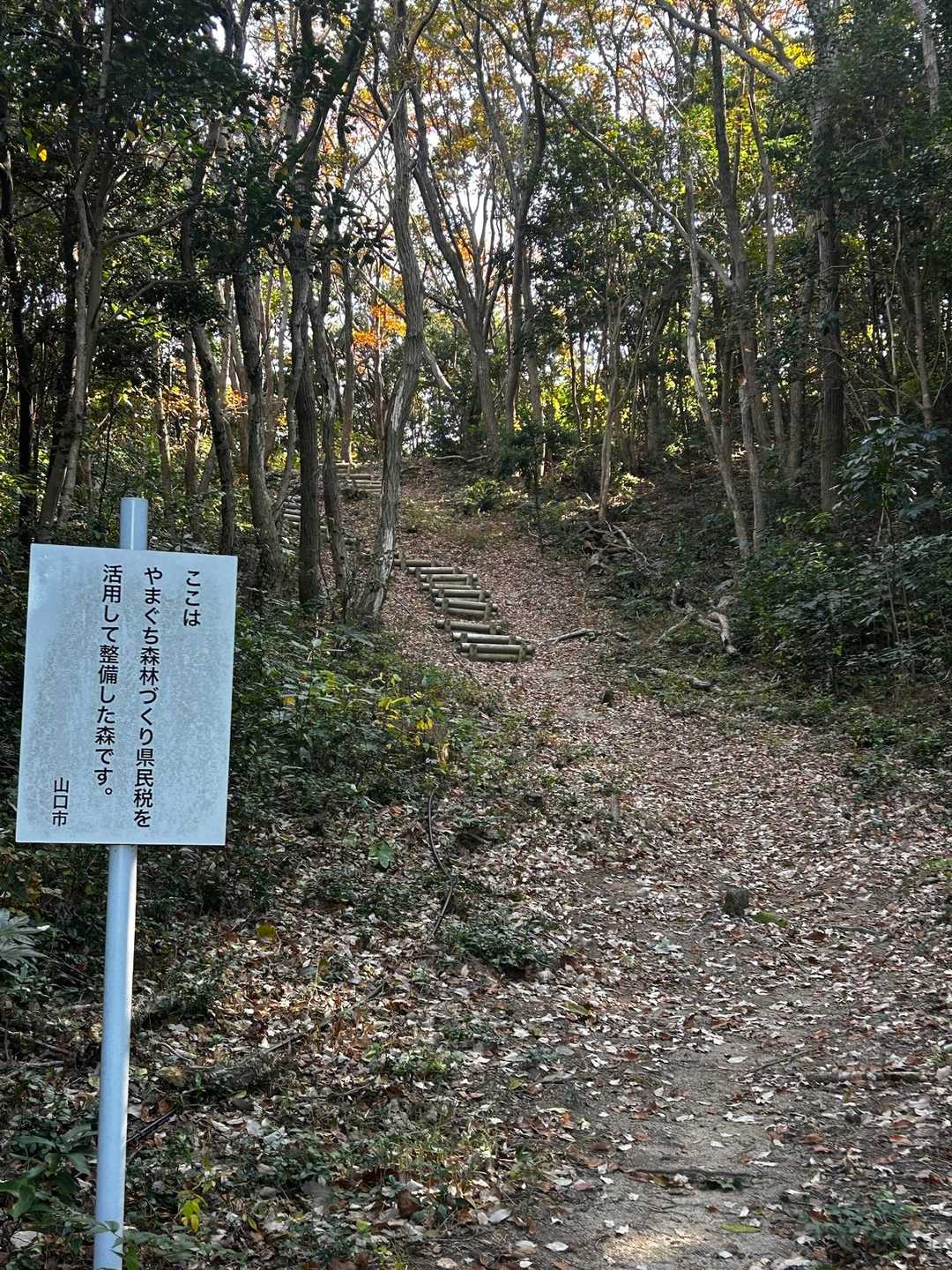 登山道入口-長浜山-岩屋山-兜山古墳入口 往復コースの写真