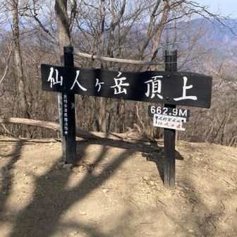 仙人ヶ岳⛰️山頂到着