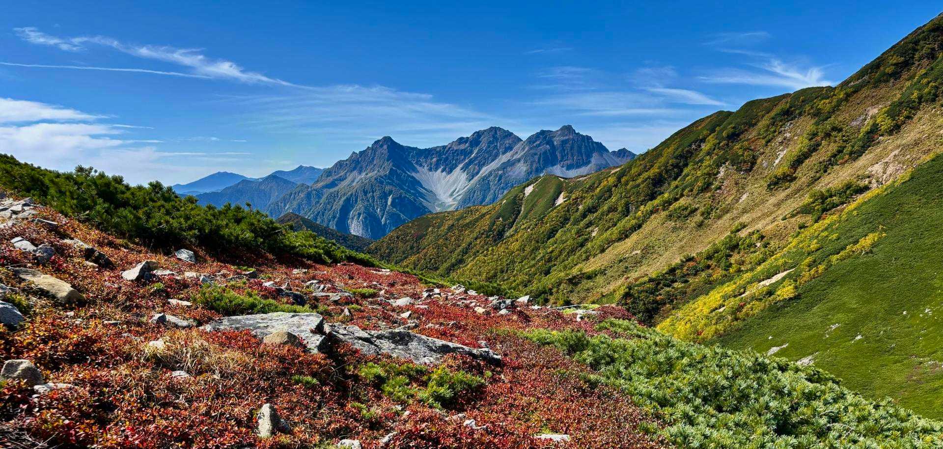 燕岳登山口-第1ベンチ-第2ベンチ-第3ベンチ-富士見ベン 縦走コースの写真