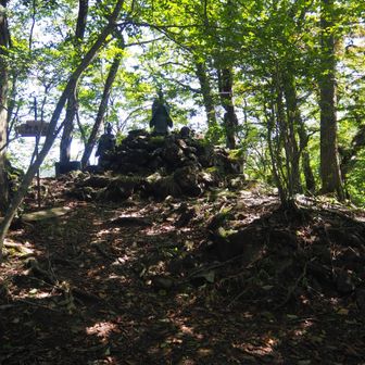 地図だと御岳山の頂上はここの筈だけど・・