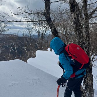雪庇が気になる
