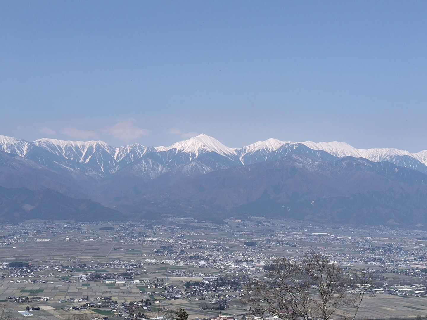 蝶ヶ岳から常念　横通岳　東天井　　大天井