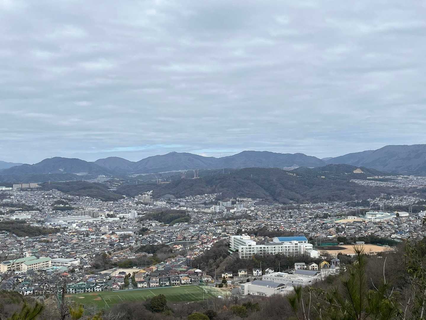 川西能勢口駅-石切山-燈明山-山本駅 縦走コースの写真