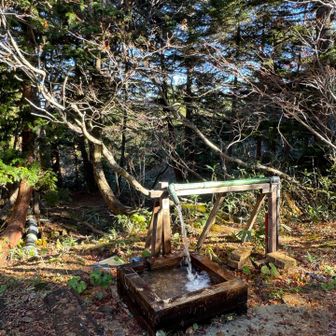 水場⛲️
給水！冷たくてうまい👍