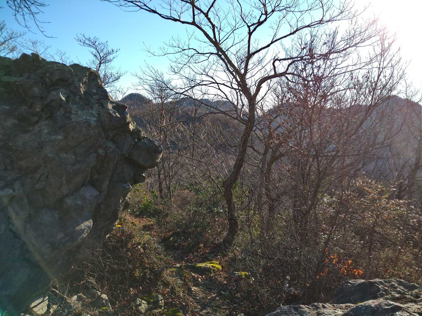 前回のランチ地点😁
私的🦁獅子岩
これから歩む稜線が後方に👀