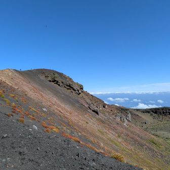 目指す山頂