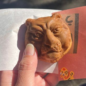 悩んでやっぱり寅まんじゅう🐯
焼きたてほかほかサクサク美味でした😋