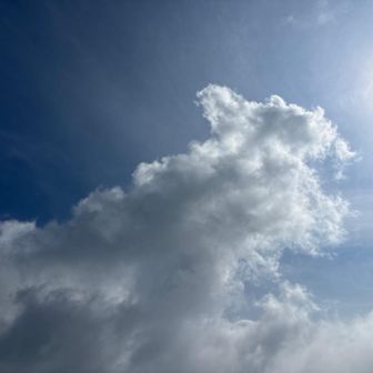 初孫が7月に生まれ　名前は"大空"そらくん今日の大空だ。元気に育て😀　