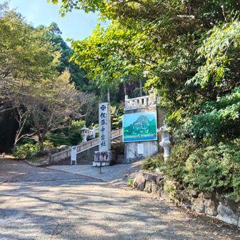 中宮社、この右側が登山道になっています。
