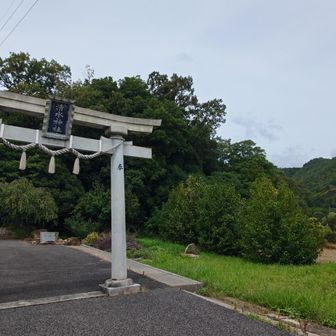 神社が登山口になっていました。