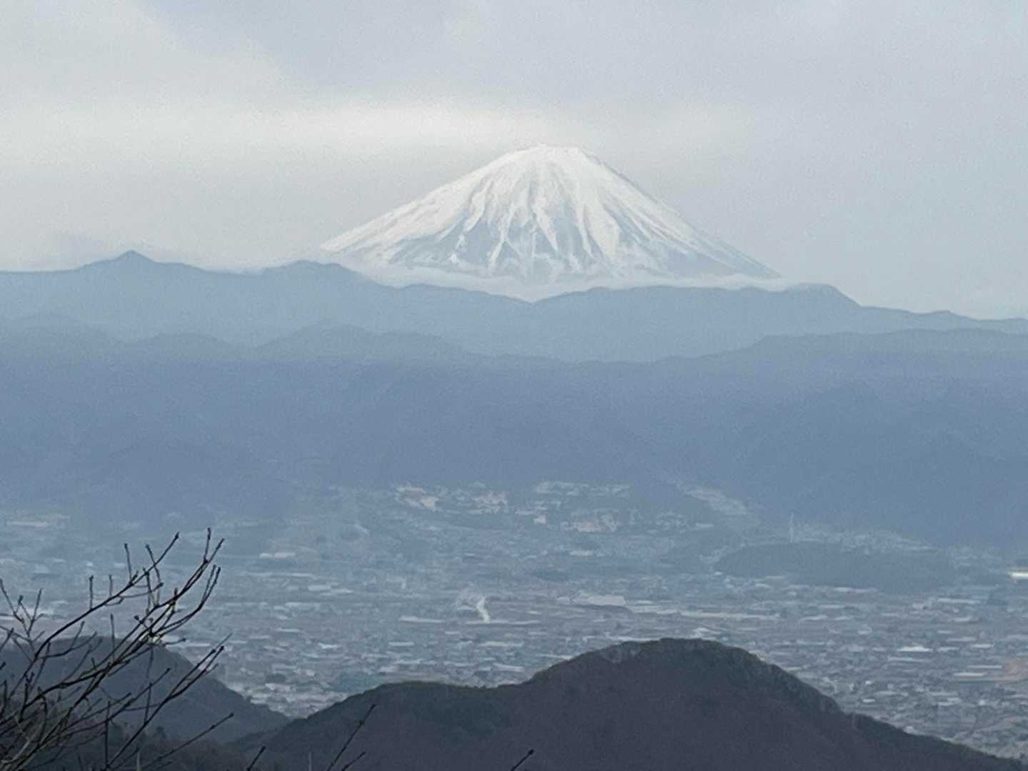 富士山ドーン（春霞）