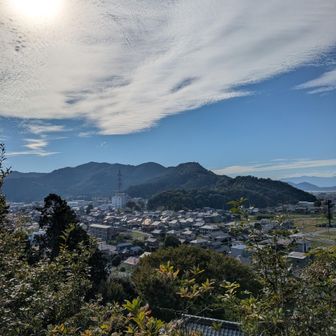 歩いてきた山が見える😊
楽しかった〜♪
