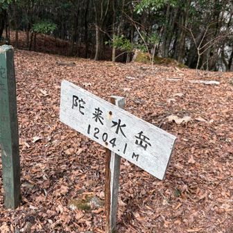 下って登り返し山頂！