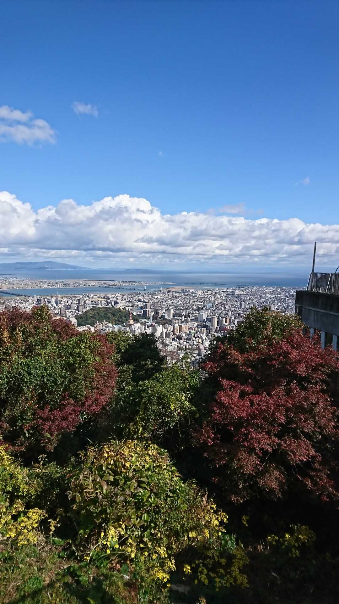 眉山公園からの景色