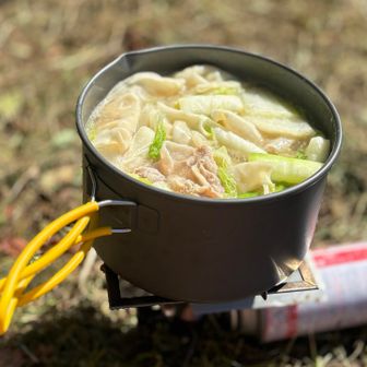久しぶりに餃子鍋････