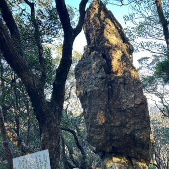 剣岳…いや…剣岩🪨🗡️