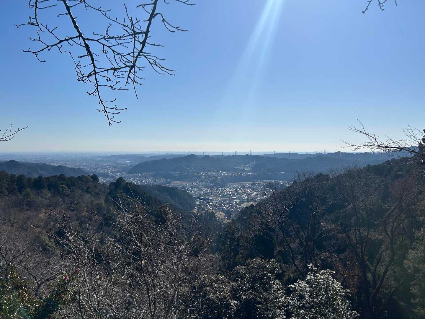 武蔵五日市駅-琴平神社-金比羅山-タルクボ峰-日の出山-つ 縦走コースの写真