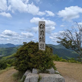 登山口には「黒井城跡」と書かれていました💦
