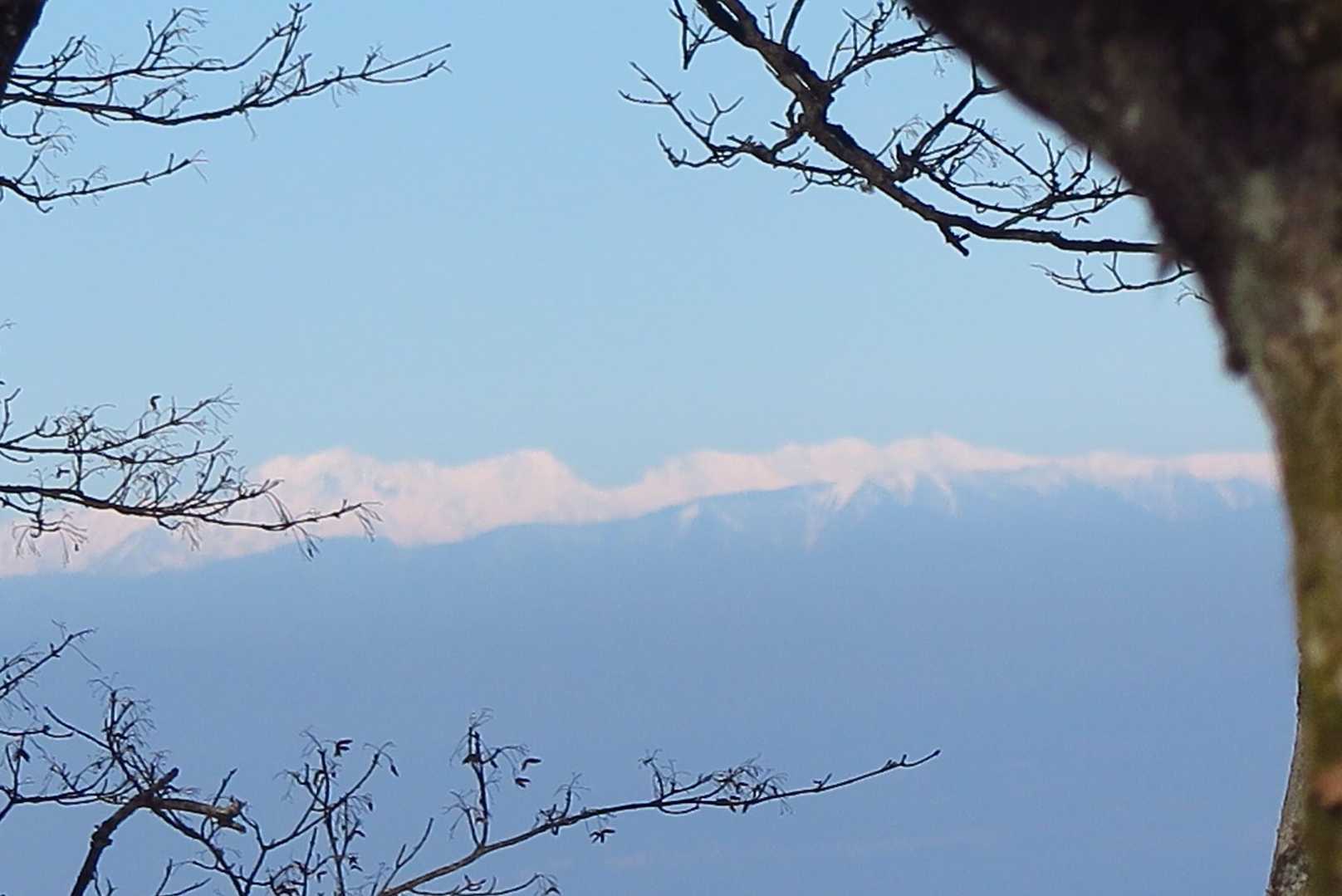 ピンボケだけど
穂高連峰から槍ヶ岳まで見えた
来年はきっと大キレット歩く...かな