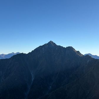 剱岳の山容