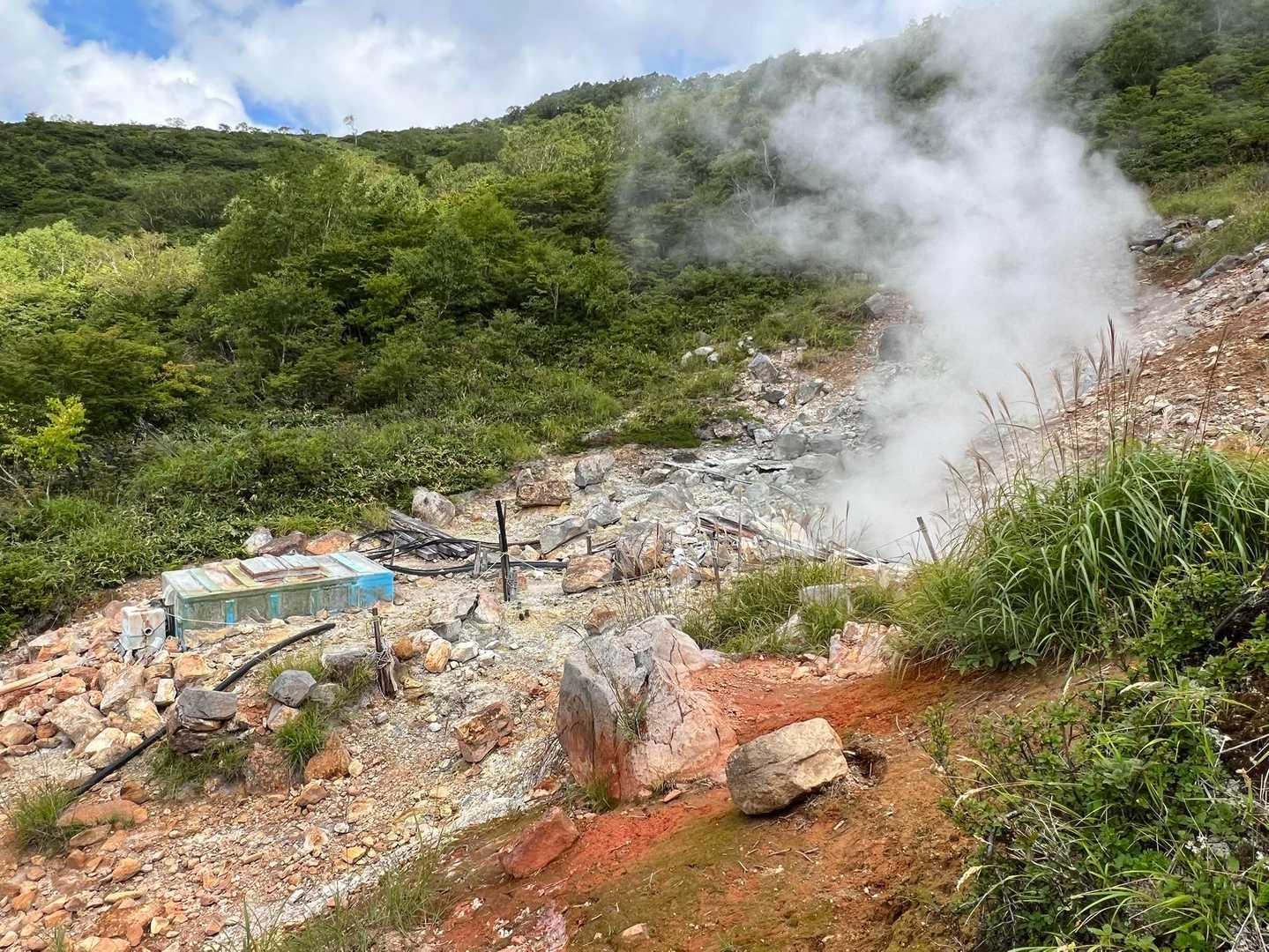 峠の茶屋登山口-朝日岳-隠居倉 周回コースの写真