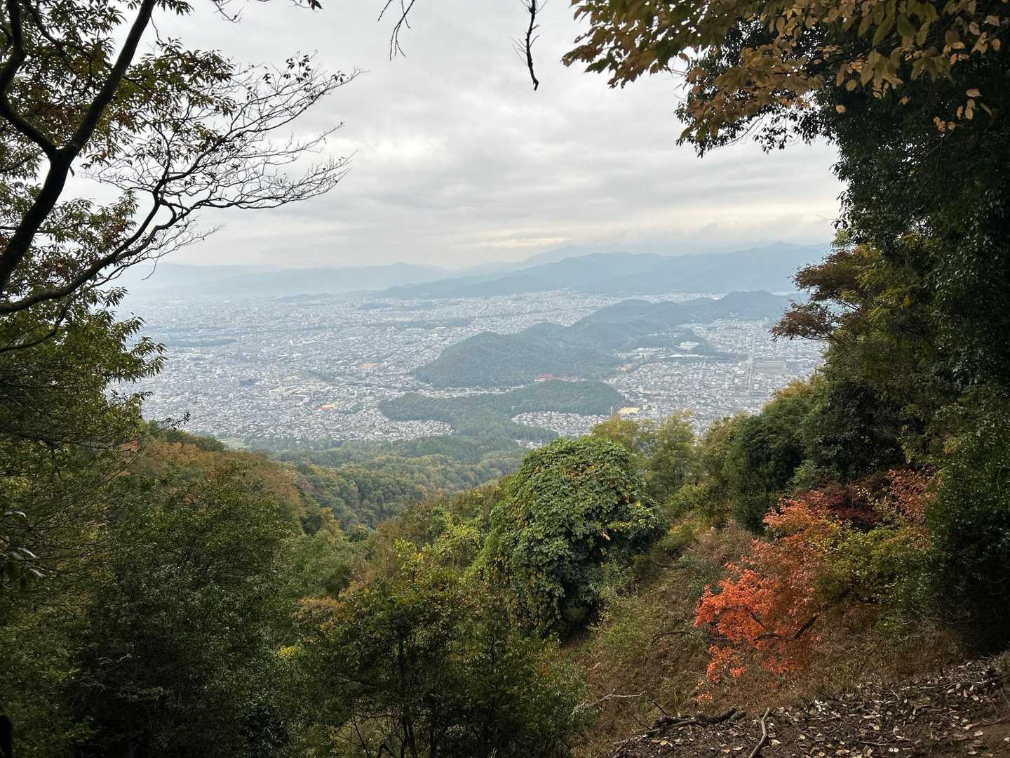 修学院駅-比叡山登山口-修学院山-ケーブル比叡駅 往復コースの写真