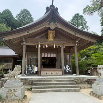 やっとスタート地点の竈門神社😅
すでに疲れとるわたし😅