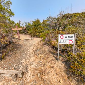 このような分岐点を示す標識があちこちに。全て回ろうとすると頻繁に脇道を登り降りする事になりなかなか大変そうである。実際今回全てを制覇できなかったですからね。