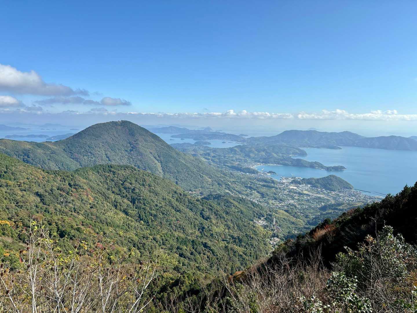 笛吹峠-源明峠-源明山-嘉納山-文珠山-文珠山登山口 縦走コースの写真