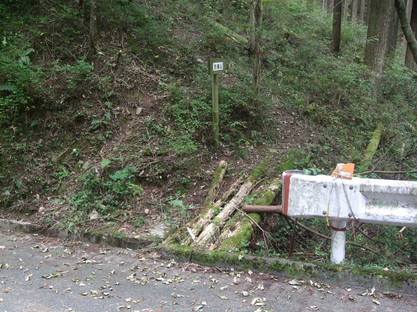 登山口です。