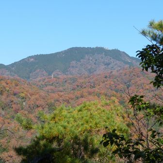 そして北には比叡山の四明ヶ嶽。