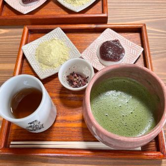杵つき餅　庄内産のお豆のきな粉と
自家製のあんこ🫘のお餅

美味しかった😋