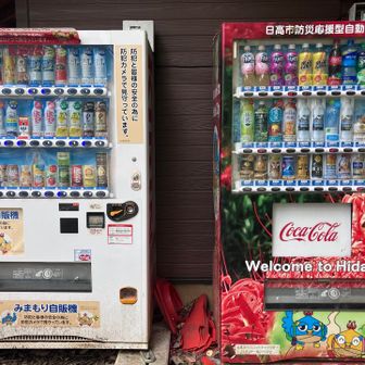 麓にキリンとコカコーラの自販機があります。
コカコーラはCokeOn非対応。価格は標準でした。