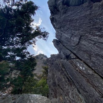 迫力ある岩たち