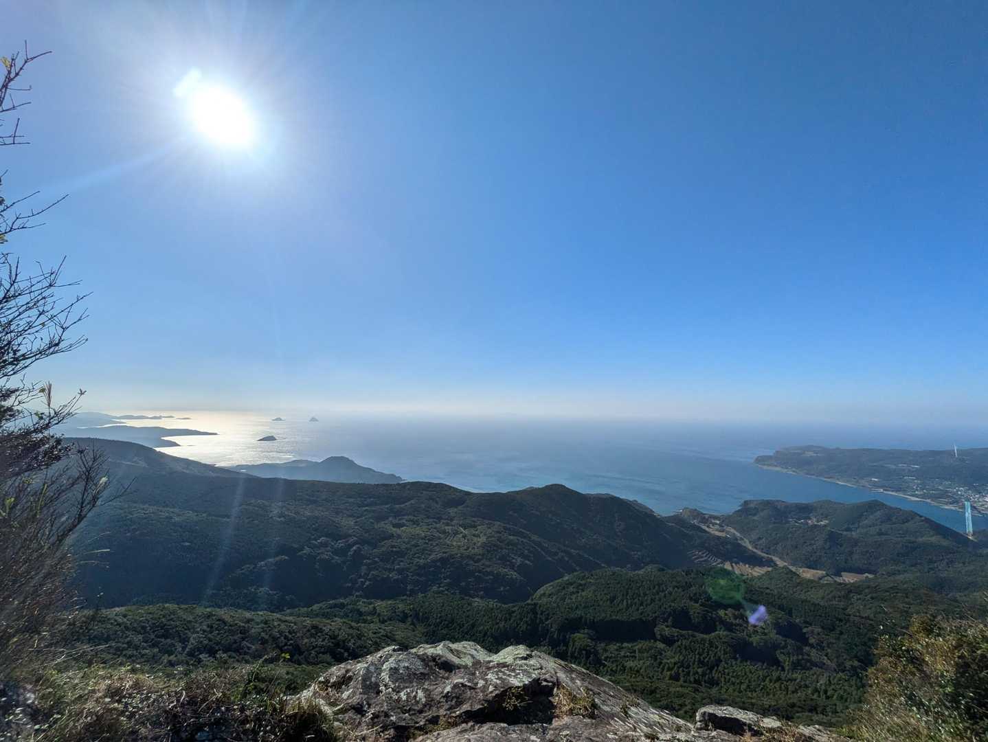 安満岳 往復コースの写真