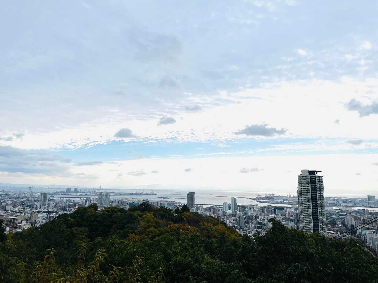 新神戸駅-滝山城跡登山口-再度越-諏訪神社 縦走コースの写真